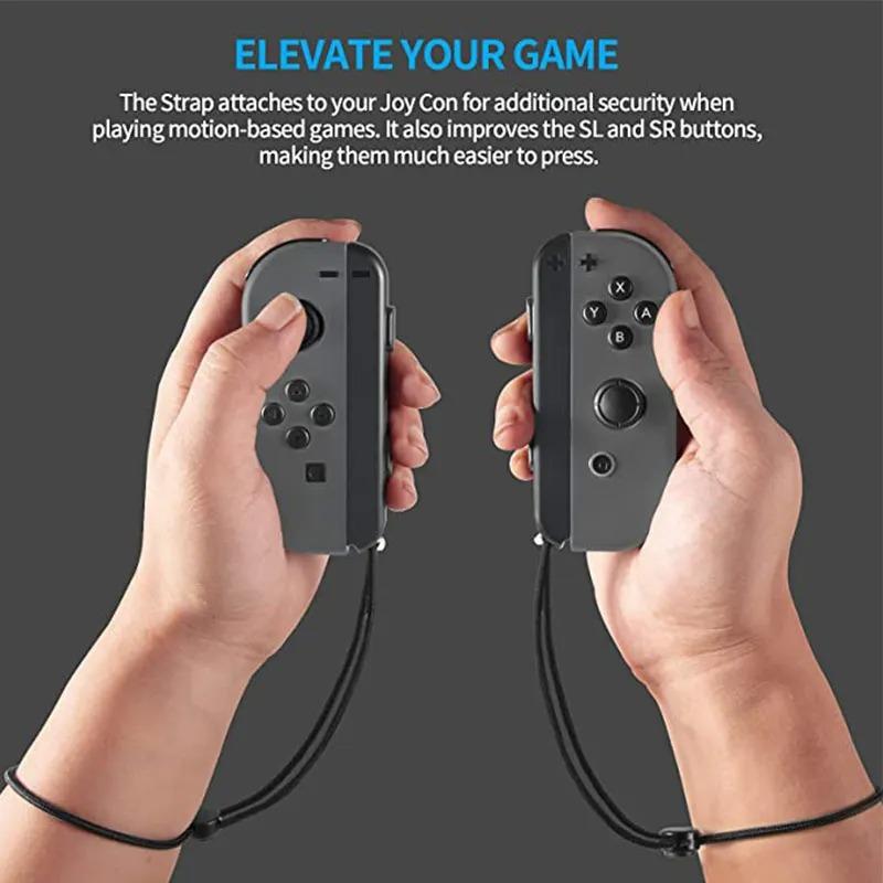 2PCS Wrist Strap for Switch/Switch OLED Joycon Replacement Parts Joy Con Controller Attachment Wrist Strap Lanyard Accessories