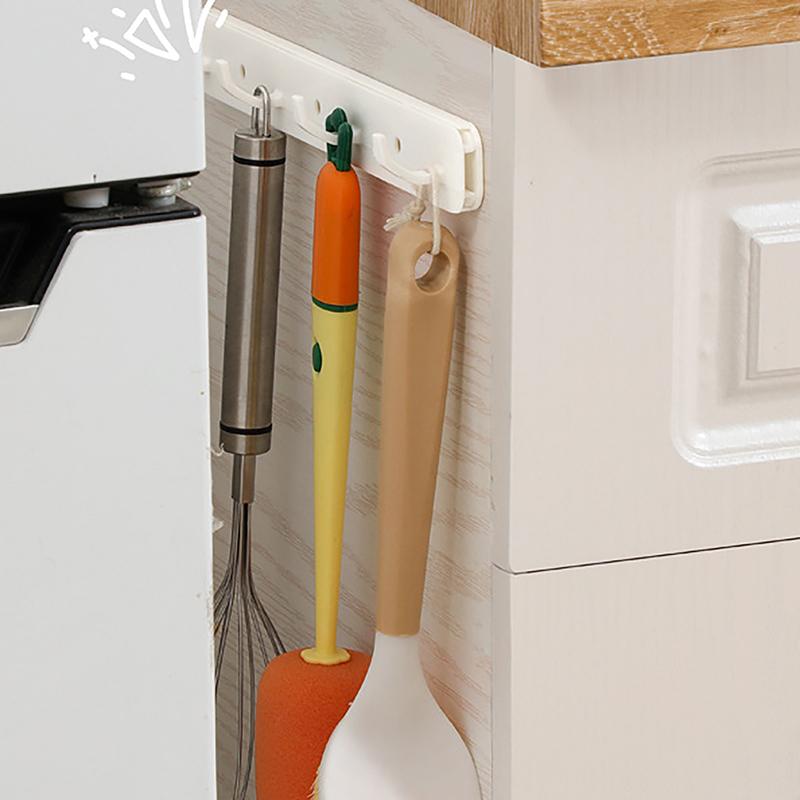 Slide Stretch Hook Wall Mounted Gap Expansion Sticky Hook Towel Hanger Kitchen Bathroom Space Saving Storage Hooks