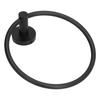 Towel Ring 304 Stainless Steel Wall Mount Matte Black Towel Holder Rack for Bathroom