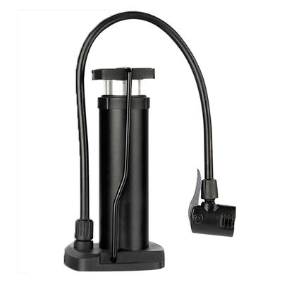 Hochdruck Fahrradpumpe Haushalt Tragbare Mini Standpumpe für Mountainbike Elektrofahrrad Basketball Schwarz Standard