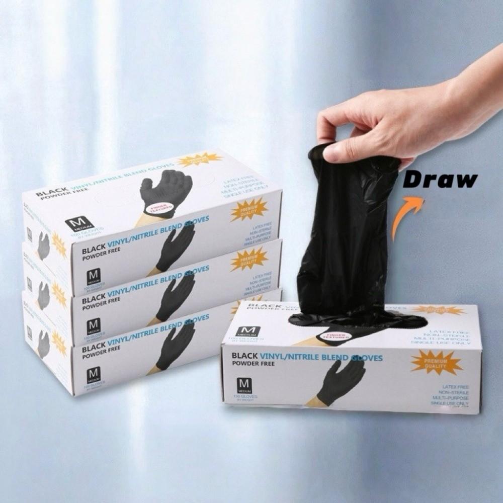 100pcs Nitrile Food Grade Gloves Multifunctional Clean Gloves Disposable Gloves  Barbecue Crayfish