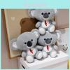 Adorable Gray Koala Plush Toy Doll Perfect For Cuddling And Comforting Gifts For Kids