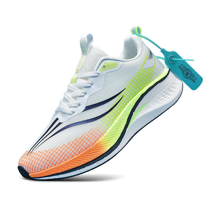 New Marathon Men's Running Shoes Mesh Soft Sole Lightweight Professional Sports Training Shoes Casual Sports Trendy Shoes