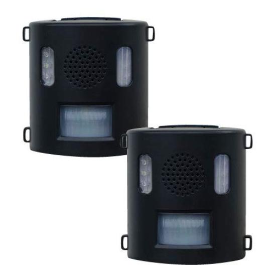 

Two Ultra Sound and Light Pest Control for and Birds Robots, Anibari-kun, Boars, Deer, Dogs, Cats, Monkeys,