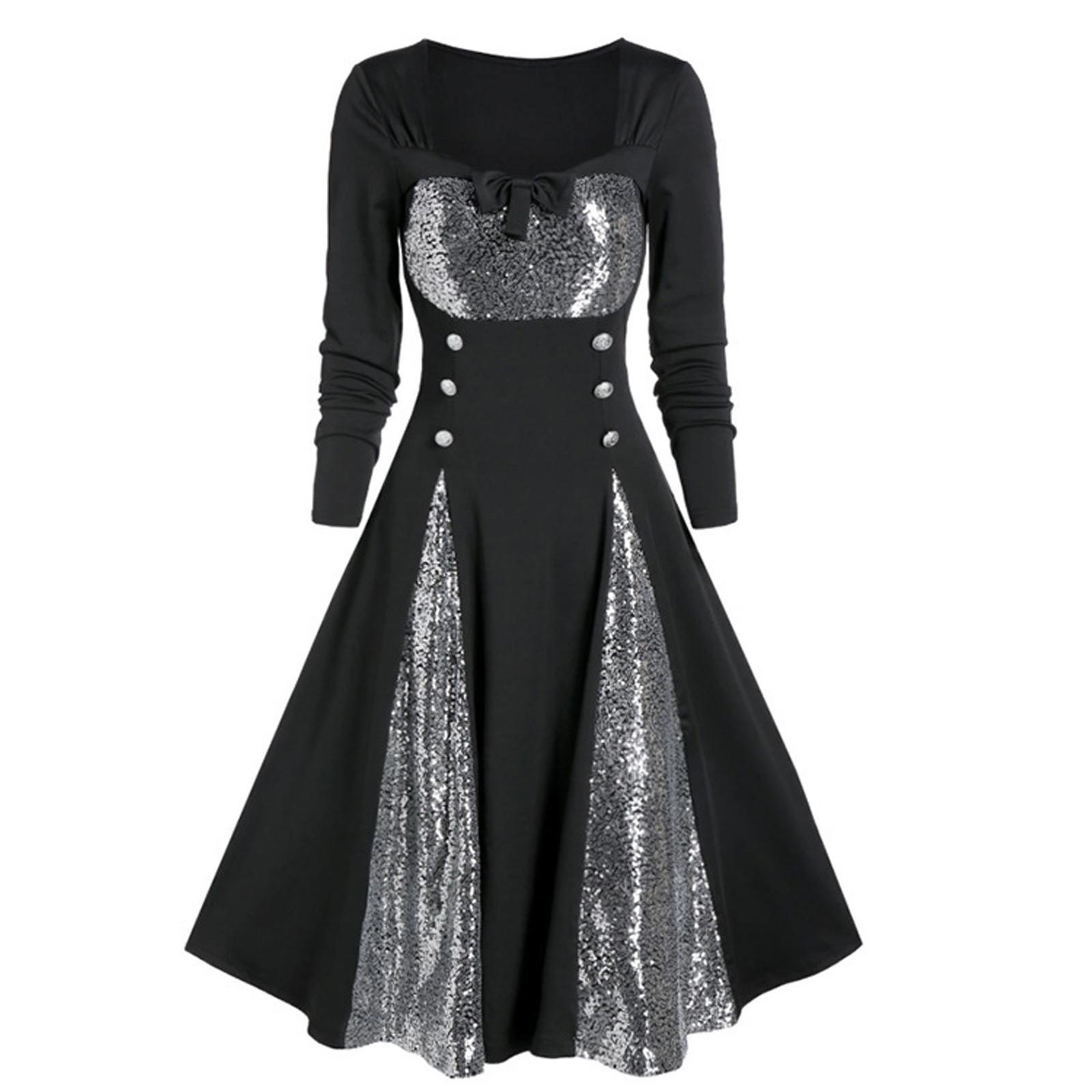 

Женские платья с бантом, элегантные темпераментные платья и платья с длинными рукавами XXXL