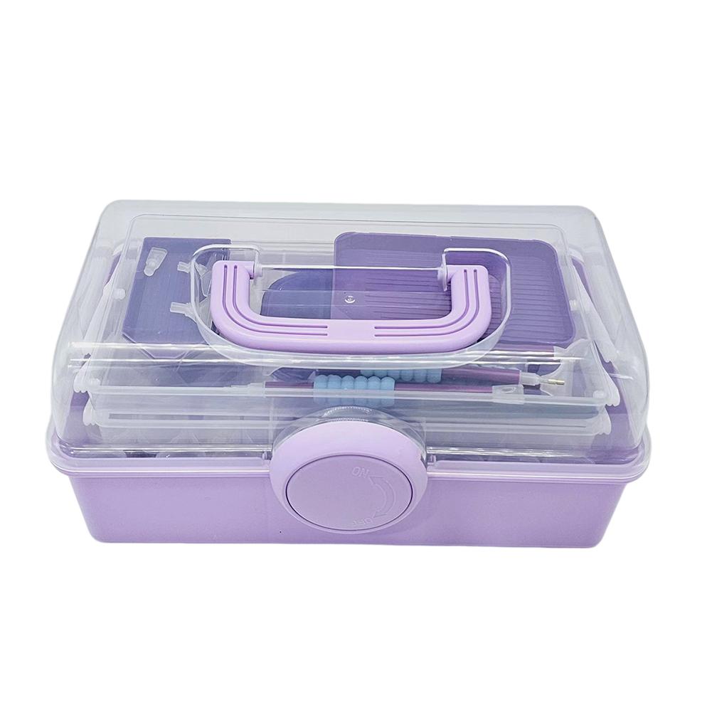 Diamond Painting Beads Storage Box Set Diamond Art Portable Bead Storage Organizer Diamond Art Accessories Tool Box