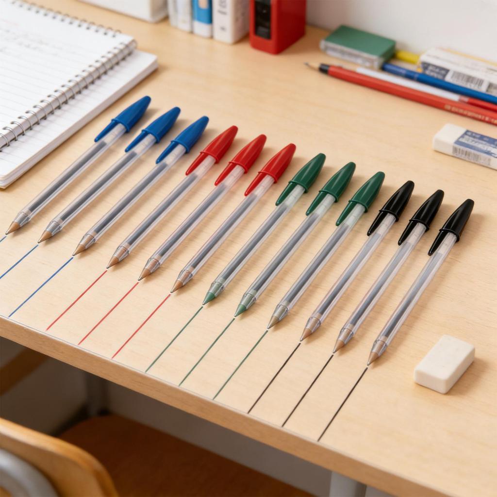 Colorful Bold Tip Ballpoint Pen for Business, Office, and Students - Smooth Flowing Signing Pen