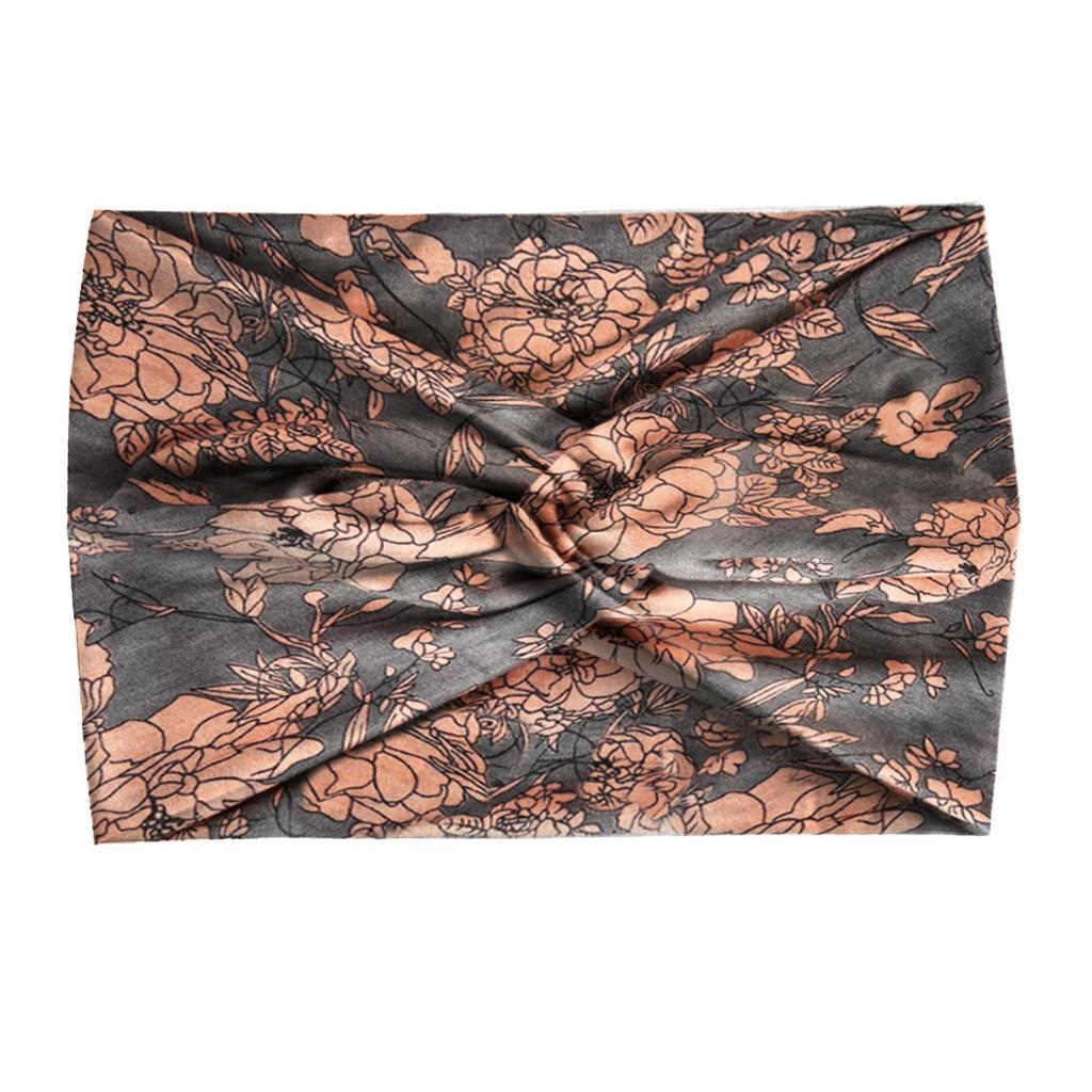 Women's Elastic Cross Super Wide Headband for Yoga, Running, and Sports