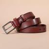 Leather Belt Men's Premium Versatile Business Belt Pin Buckle