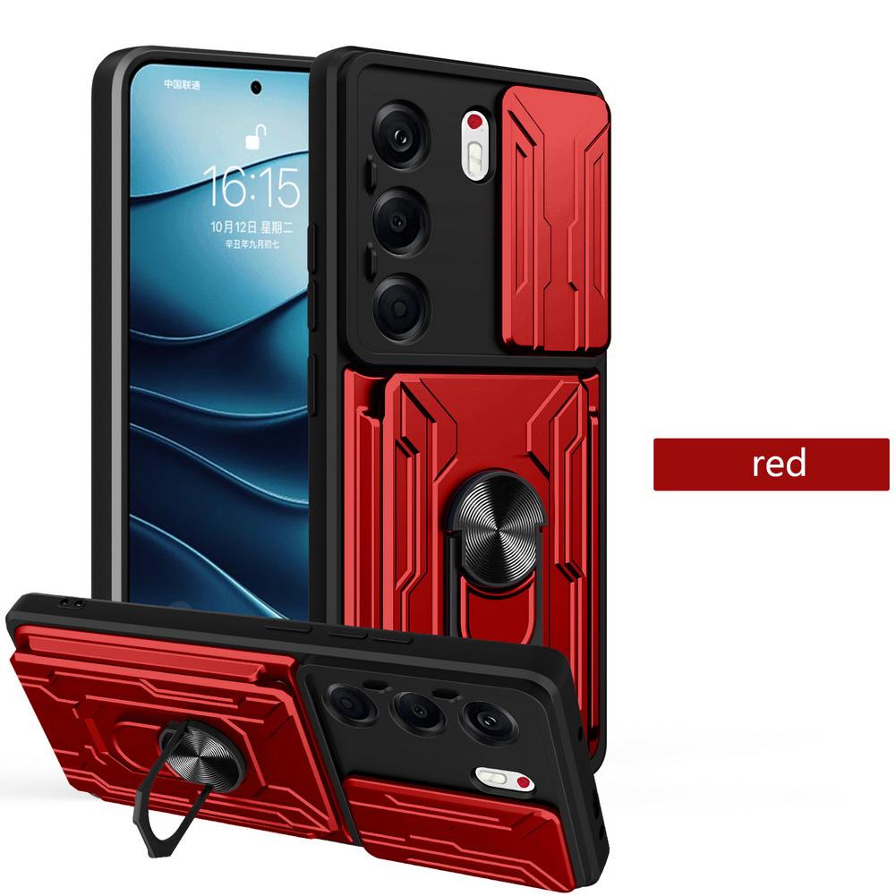 

Card Storage Slot Camera Protect case for Tecno Camon 40 Pro camon40 4G Armor Hybrid Ring Cover Tecno Camon 40 Pro 4G