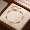 Bead Chain Bracelet for Women Gold Color Stainless Steel Exquisite Bracelets Summer Beach Boho Jewellery Fashion Accessories