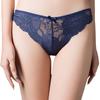 3pcs/lot Women's Sexy Hollow Lace Low Waist Triangle Panties Ruffle Edge Bow Underpants
