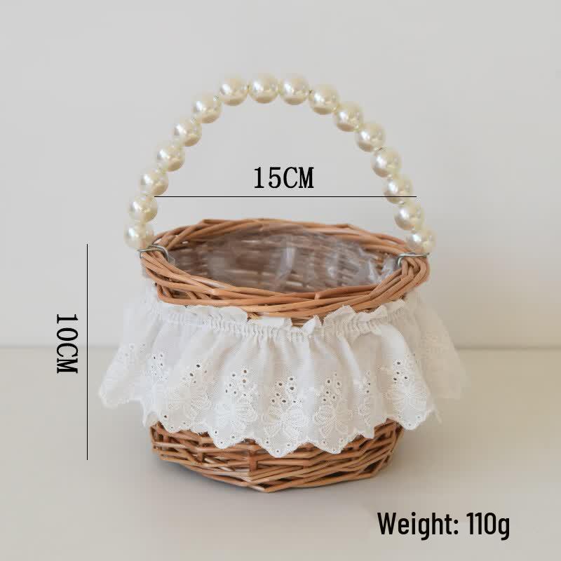 Hand-Woven Rattan Picnic Basket