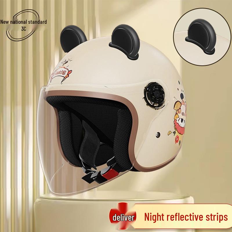Women's Unisex Winter Warm Half Helmet for Electric Scooter/Motorcycle with Free Shipping