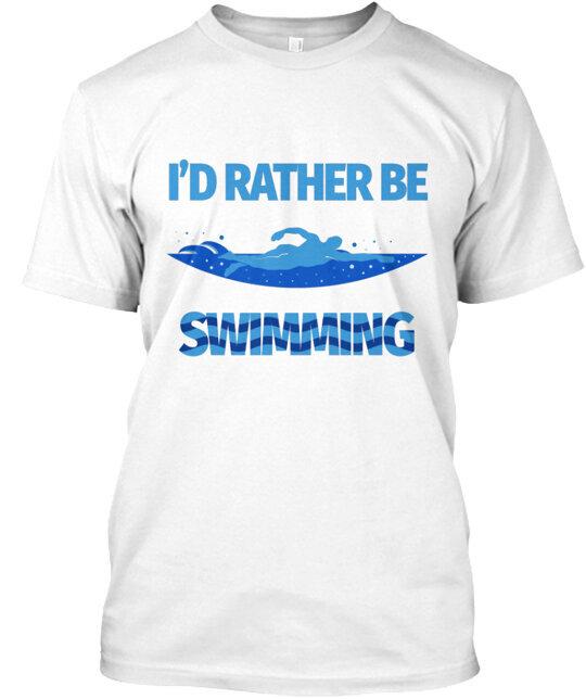 

Футболка Я бы лучше плавал Сделано в США Размеры от S до 5XL XL