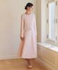 ZEROSTREET [4 Colors] Creamy Tweed Long Skirt