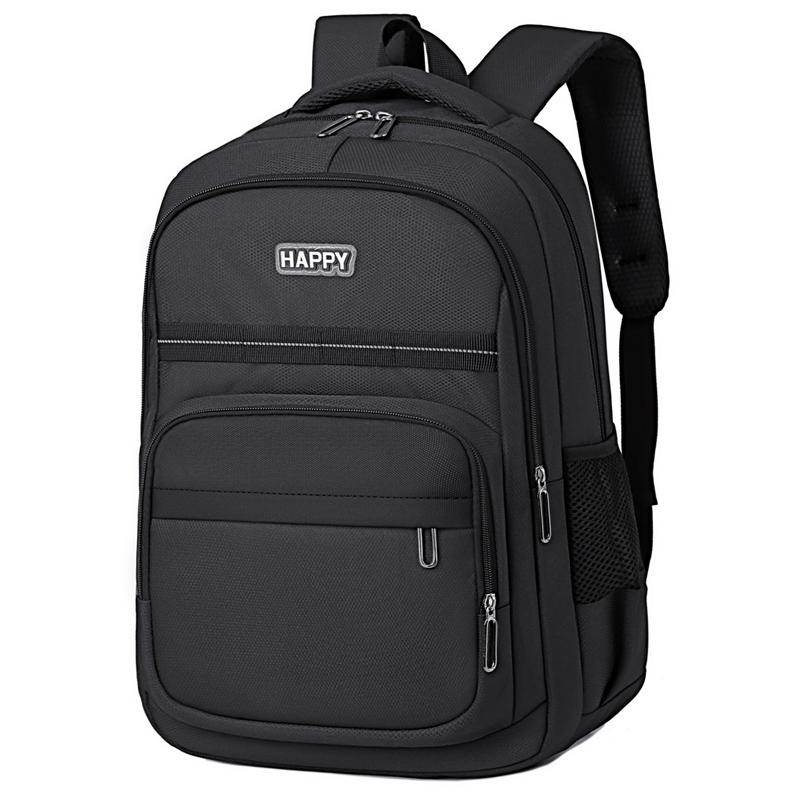 Men Lightweight Backpack with Laptop Compartment for School and Travel чёрный