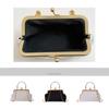 Elegante Abend-Clutch mit Strassbesatz Unifarbene Handtasche mit oberem Griff Schultertasche mit Kettenriemen Damen Handtasche