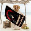 Naruto Character Customized Name Beach Towel Super Soft Microfiber Quickdry Fabric Suitable for Swimming Gym Camping Yoga Vacation