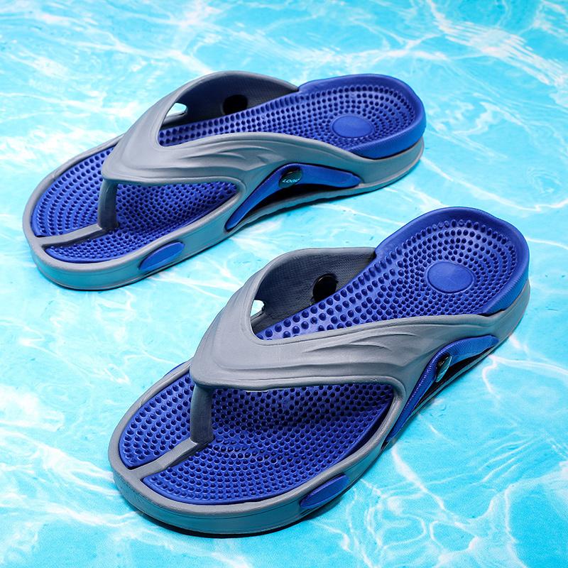 

Summer Men S Flip-Flops Massage Granule Men Slippers Comfortable Beach Sandals Men Casual Shoes House Flip Flops Bathroom Shoes