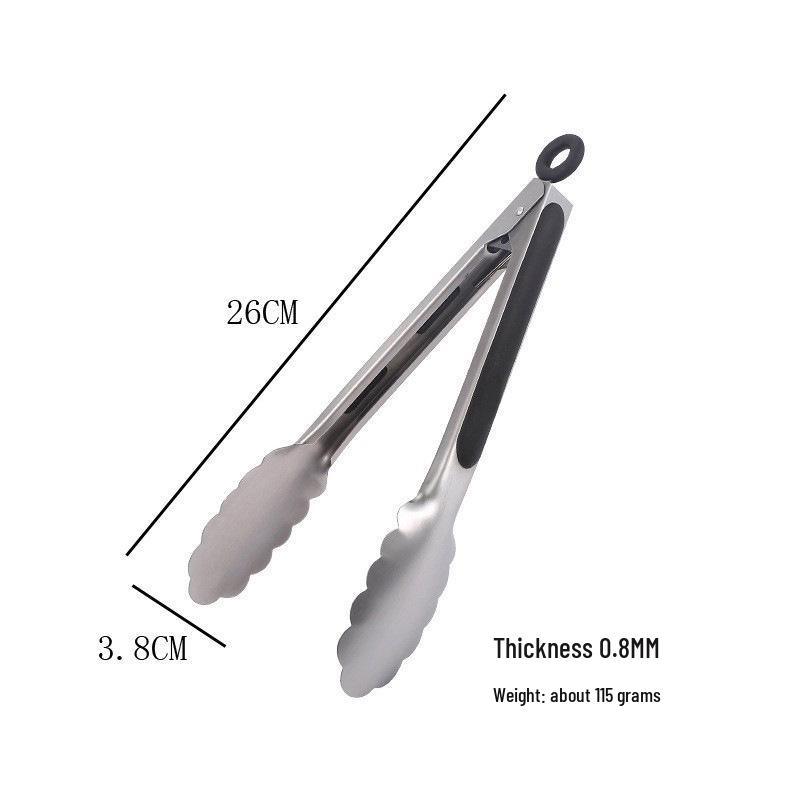 Stainless Steel Multipurpose Food Clips for BBQ, Steak, Bread, and Pasta