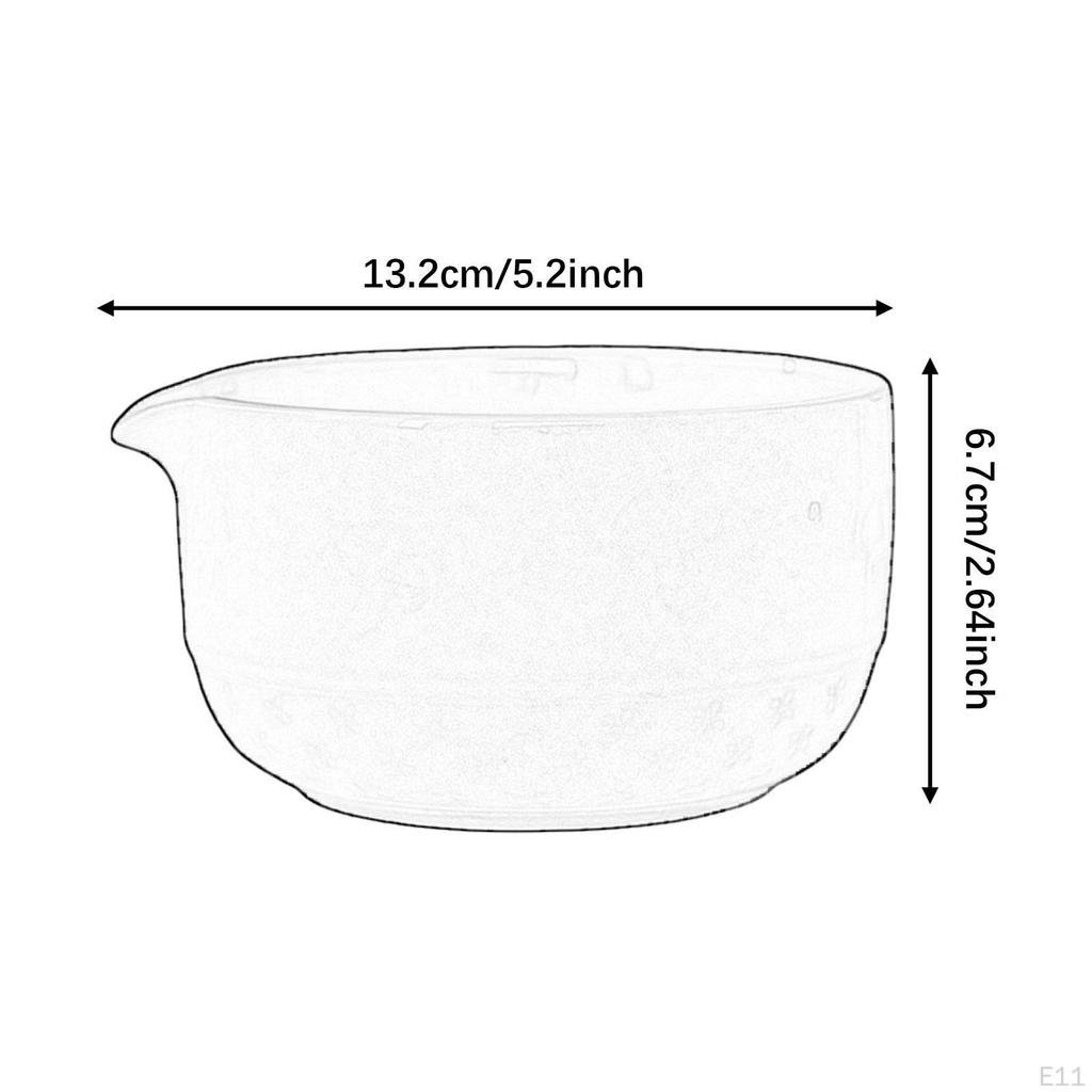 Ceramiczna Japońska Miseczka Matcha Chawan z Dzióbkiem do Nalewania Tradycyjna Ceremonia Herbaciana