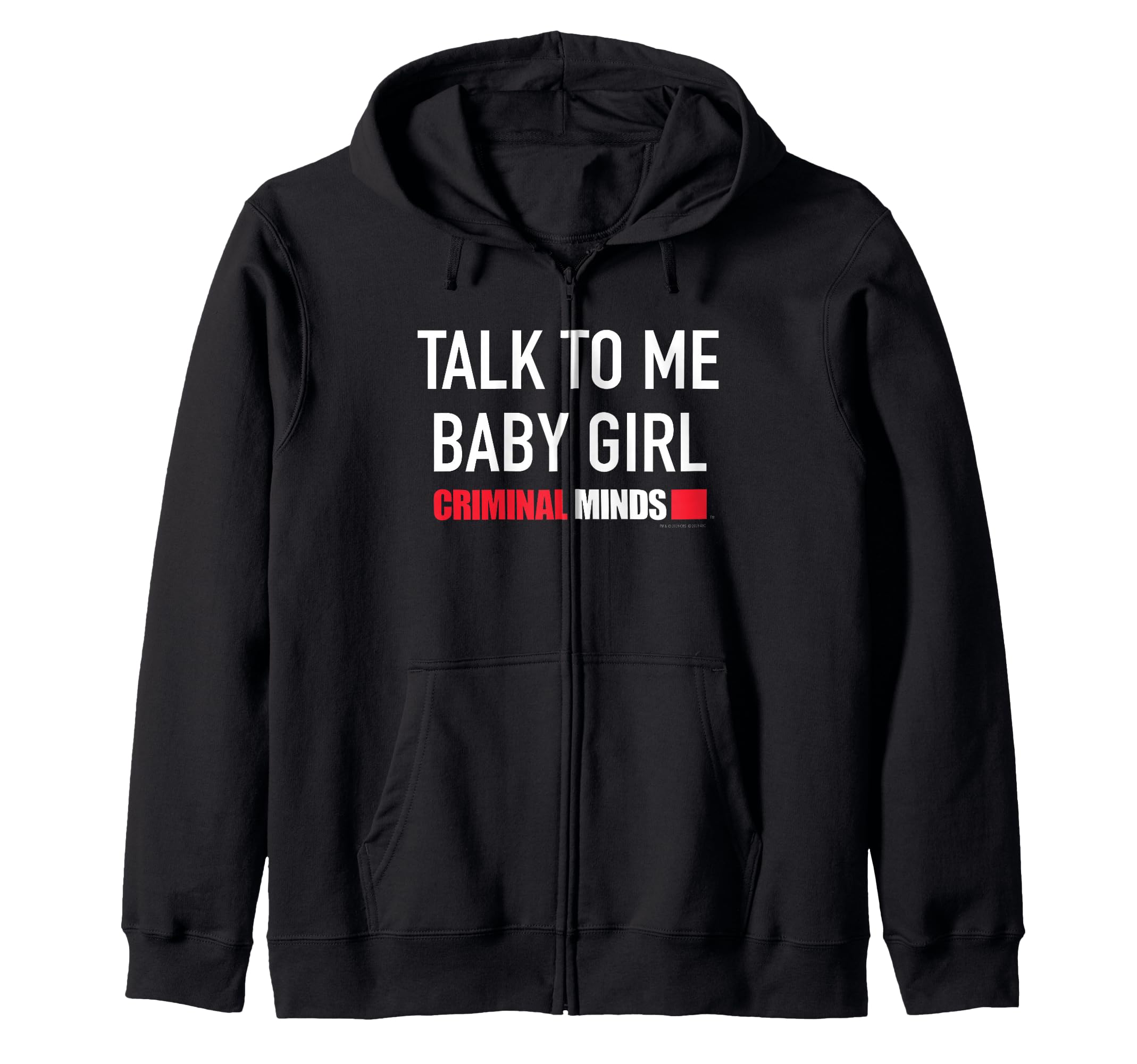 

Criminal Minds Talk To Me Baby Zip Hoodie Girl s чёрный