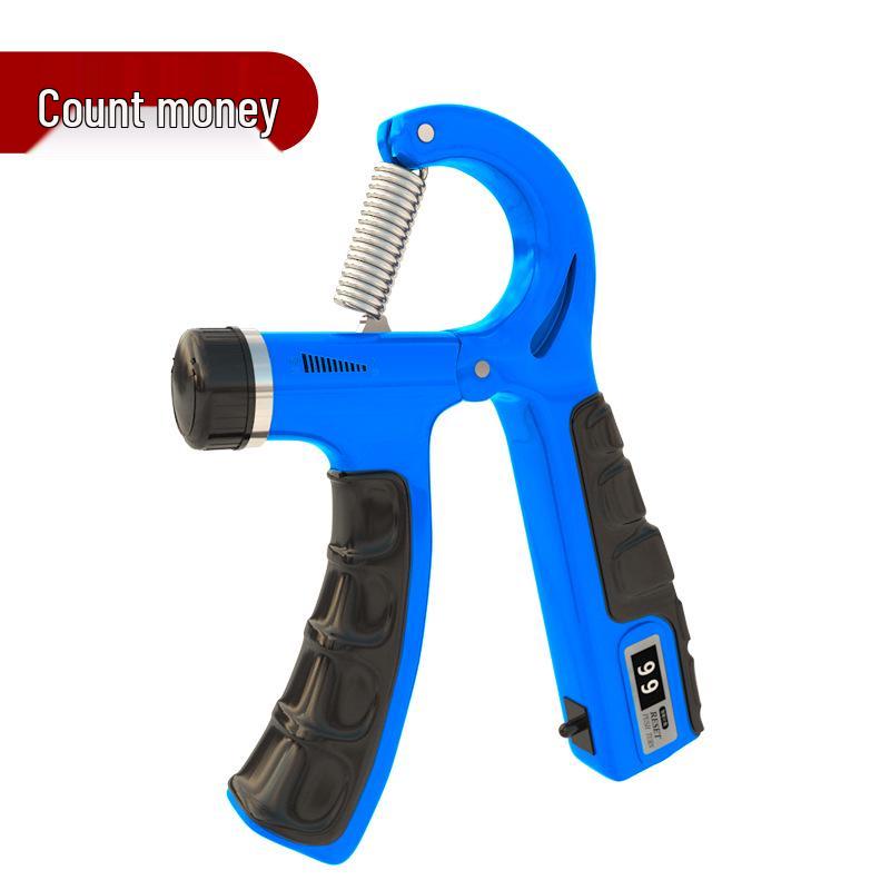 Verstellbarer elektronischer Handkrafttrainer für Männer – Professionelles Hand- und Fingertrainingsgerät mit Zählfunktion
