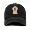 Cute Labrador Pattern Urban Retro Style Lightweight Adjustable Curved brimmed Hat for Men and Women Dressing