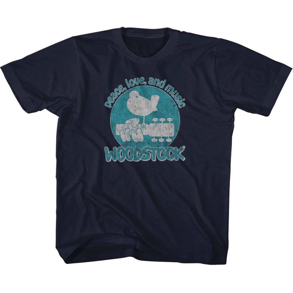 Woodstock Peace Love And Music Music Children s T-shirt 130
