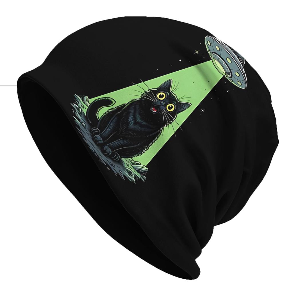 Selfie Alien Fashion Caps For Men Women Cat UFO Ski Caps Soft Bonnet Hats Skullies & Beanies Hat