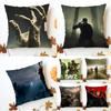 D-Dayz Dayz Zombie Cushion Cover Washable Linen Pillowcase Soft For Sofa Bed Cozy Home Room Decor