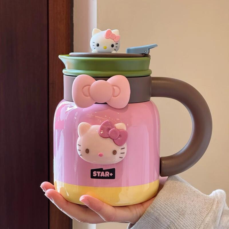 Традиционный большой стеклянный заварочный чайник Hello Kitty