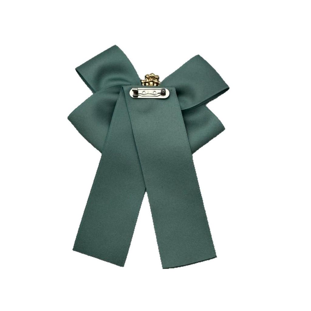Versatile French Pearl Bow Tie and Brooch for Clothing Necklines