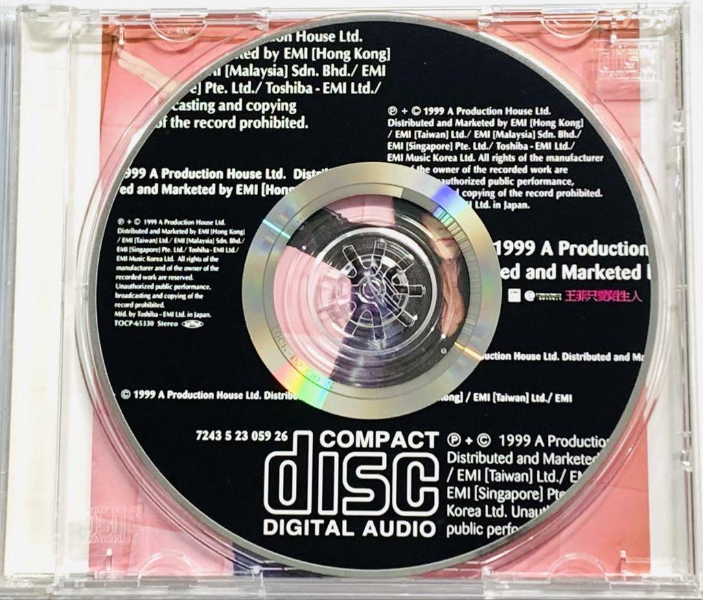 [USED] Out of Print Rare Faye Wong/Just Love the Living Man Japanese Edition Lovers and Stranger