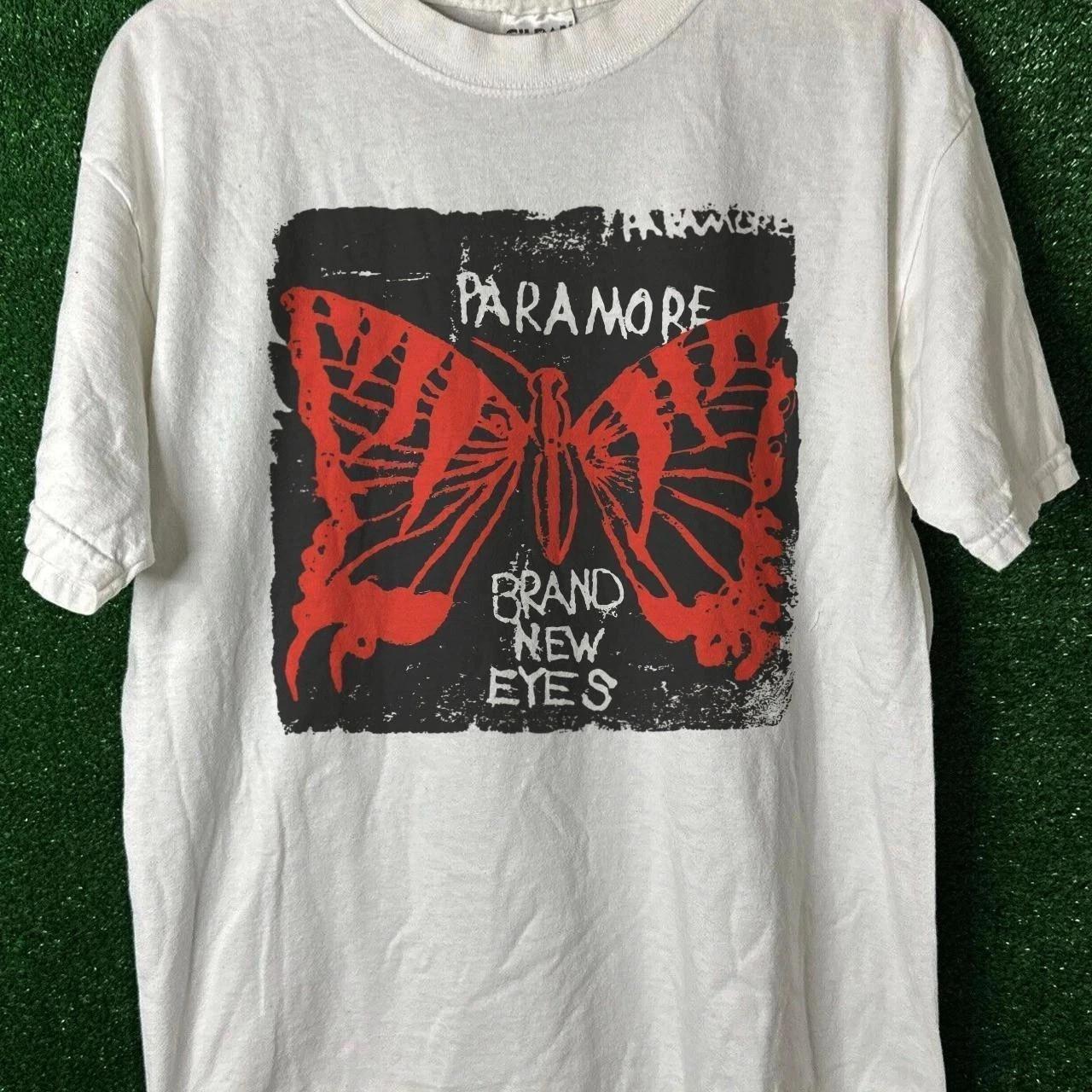 Paramore eyes rock band retro white t-shirt S-4XL S