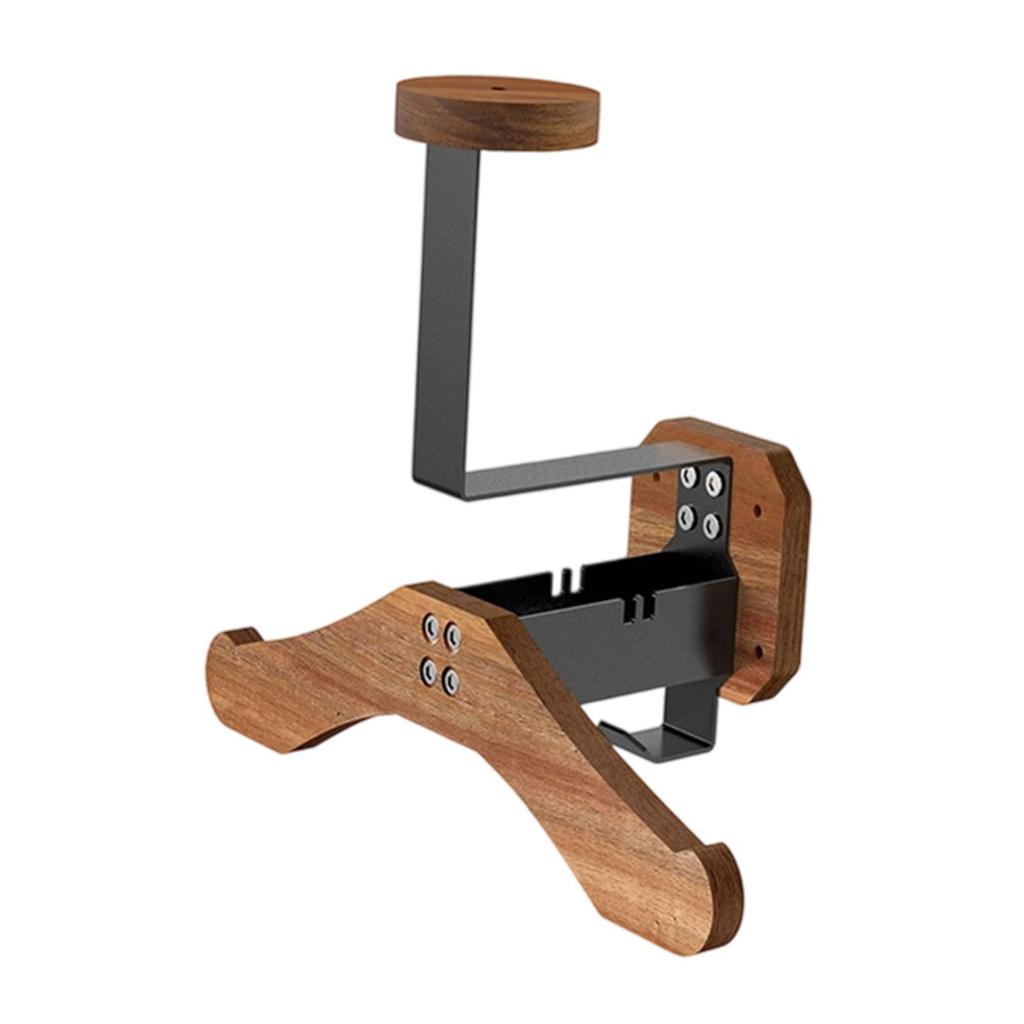 Helmet Wall Display Organizer, Heavy Duty Wooden Helmet Rack, Ski Equipment,