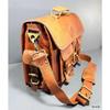 Bag Leather Vintage Laptop Messenger Shoulder Men's Genuine Men Brown Briefcase