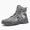 Camouflage Martin boots men's high-top autumn and winter rhubarb boots men's cotton shoes winter warm snow boots 4748 large size men's shoes