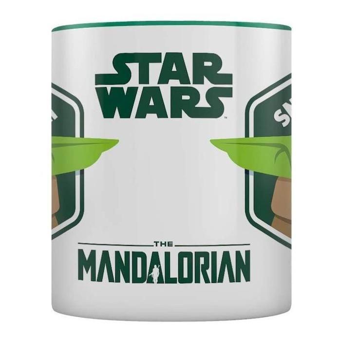 Mug - p.derive - mandalorian - intérieur coloré - 315ml - rond