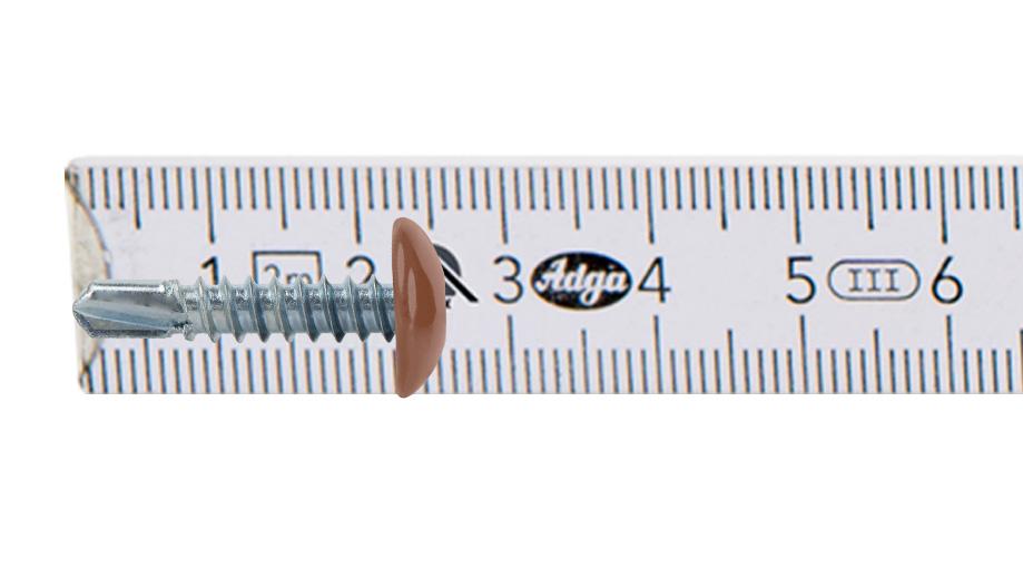 Self-tapping screws GT3 PH 4.8x22mm RAL 8004