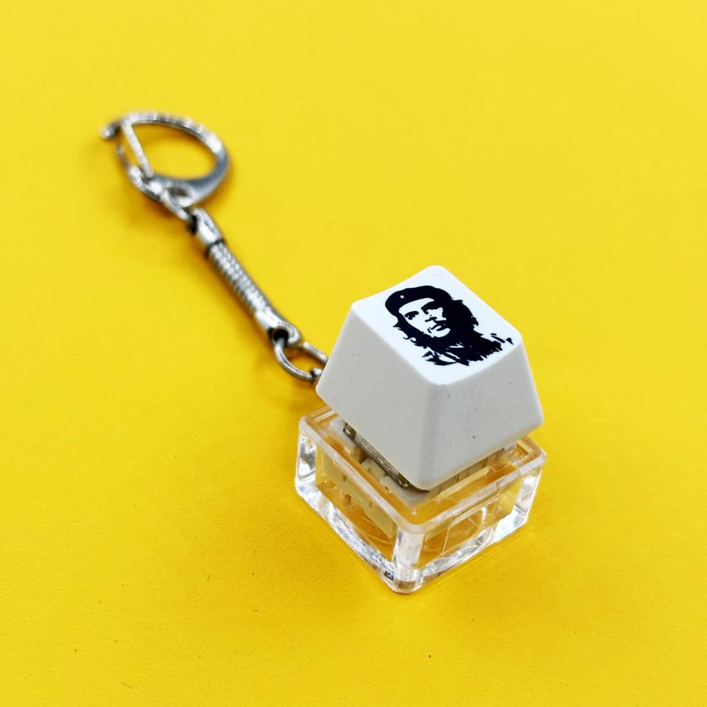 Keyboard Key Toy Party Stress Relief DIY Fidget Button Keycap Fidget Keychain Keyboard Keychain Toys Finger Keyboard