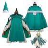 Chapeau de Sorcière Atelier Coco Costume Cosplay Robe de Sorcière Médiévale avec Chapeau Tenue Anime Tongari Boushi No Atelier Costume Fête d'Halloween