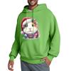 Men's Hooded Sweatshirt, Contrasting Color Sweatshirt, Sports   Casual Jacket