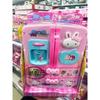 Pink Rabbit Mini Vanity & Ice Cream Shop Pretend Playset for Girls