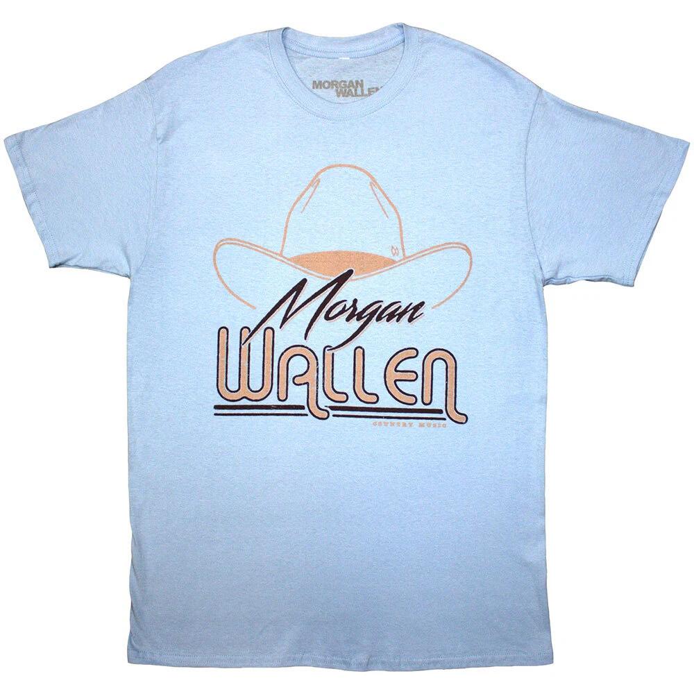 Morgan Wallen Unisex T-Shirt: Stetson Hat (Small) M