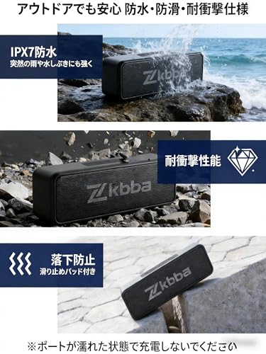 [2026 New Model] Bluetooth Speaker, Wireless Speaker, HiFi Sound Quality, High Volume, Enhanced Bass Effect, Bluetooth 5.3, IPX7 Waterproof, Type-C Ch