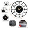 Modern Metal Wall Clock for Living Room | Antique Silent Wall Watch for Bedroom, Drawing Room, Office, Kitchen, House and Hall