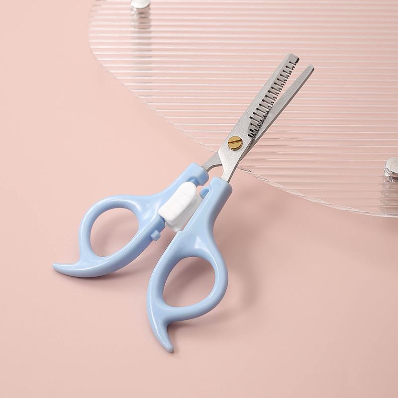 Children's Home Haircutting Scissors Set with Thinning and Flat Cut Tools for Babies and Infants