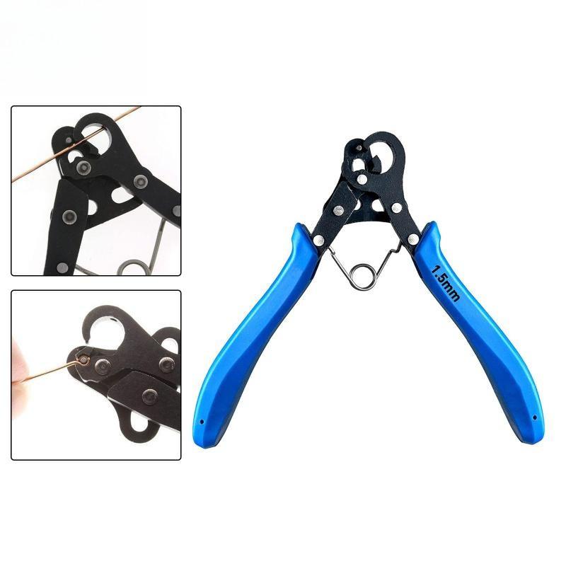 1 Steps Wire Bending Hobby Jewelry Making Tool DIY Wire Rolling Pliers Jewelry Crafts Round Nose Winding Coil Pliers